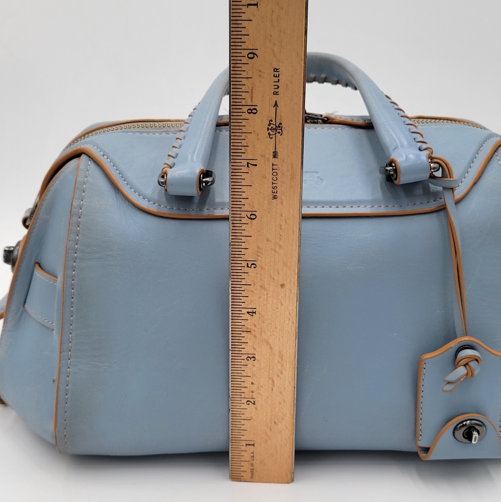 Coach Ace Satchel, GUC, Cornflower Blue - Picture 11 of 16